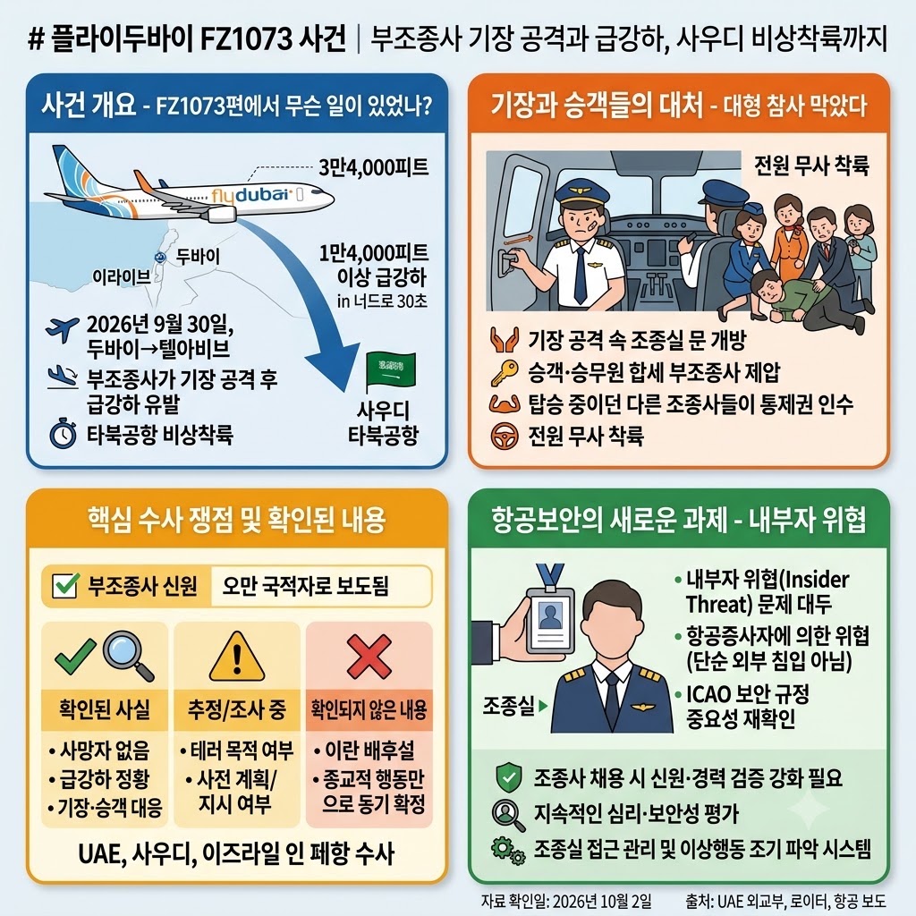 플라이두바이 FZ1073 여객기 사건